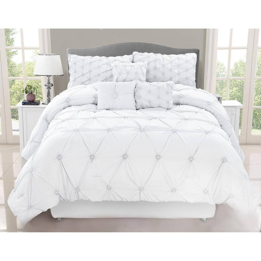 Safdie & Co. 60651.7K.01 Chateau Collection Chateau 7Piece Comforter Set, King