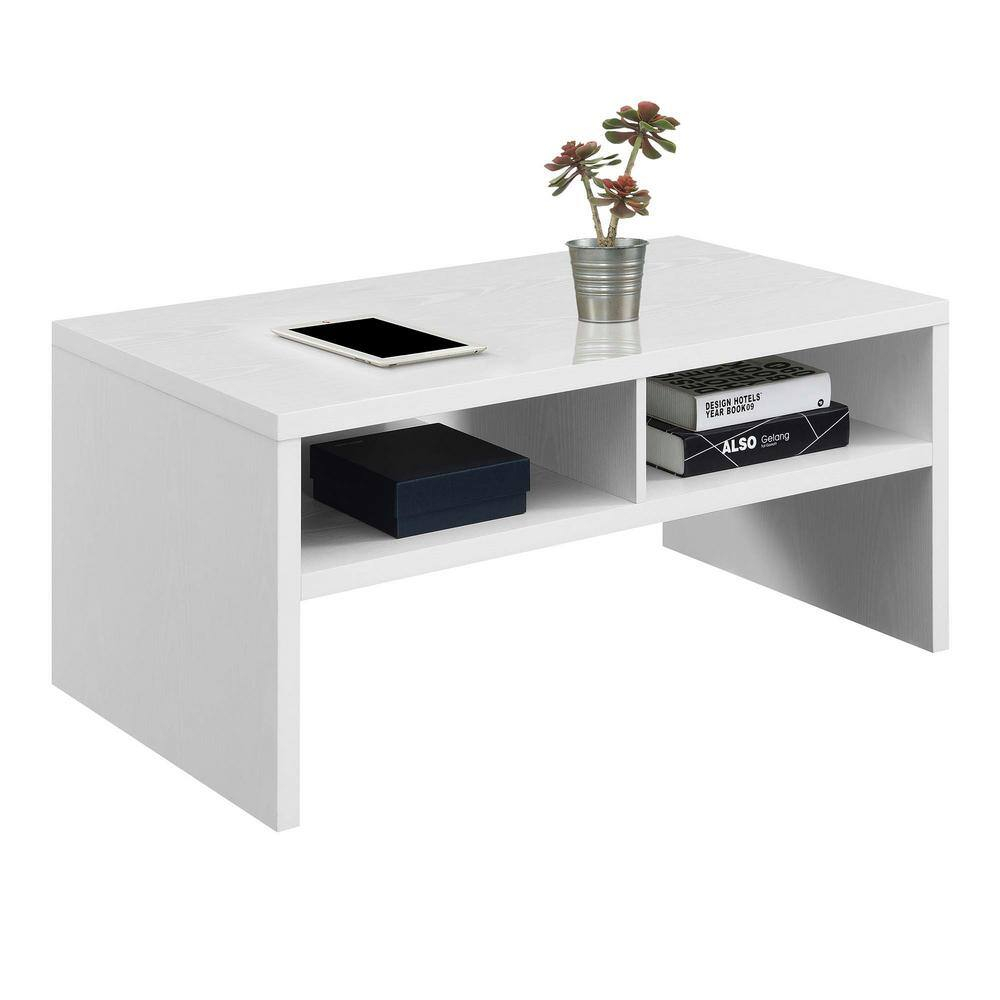 Convenience Concepts Northfield Admiral Deluxe Coffee Table with Shelves, Multiple Finishes