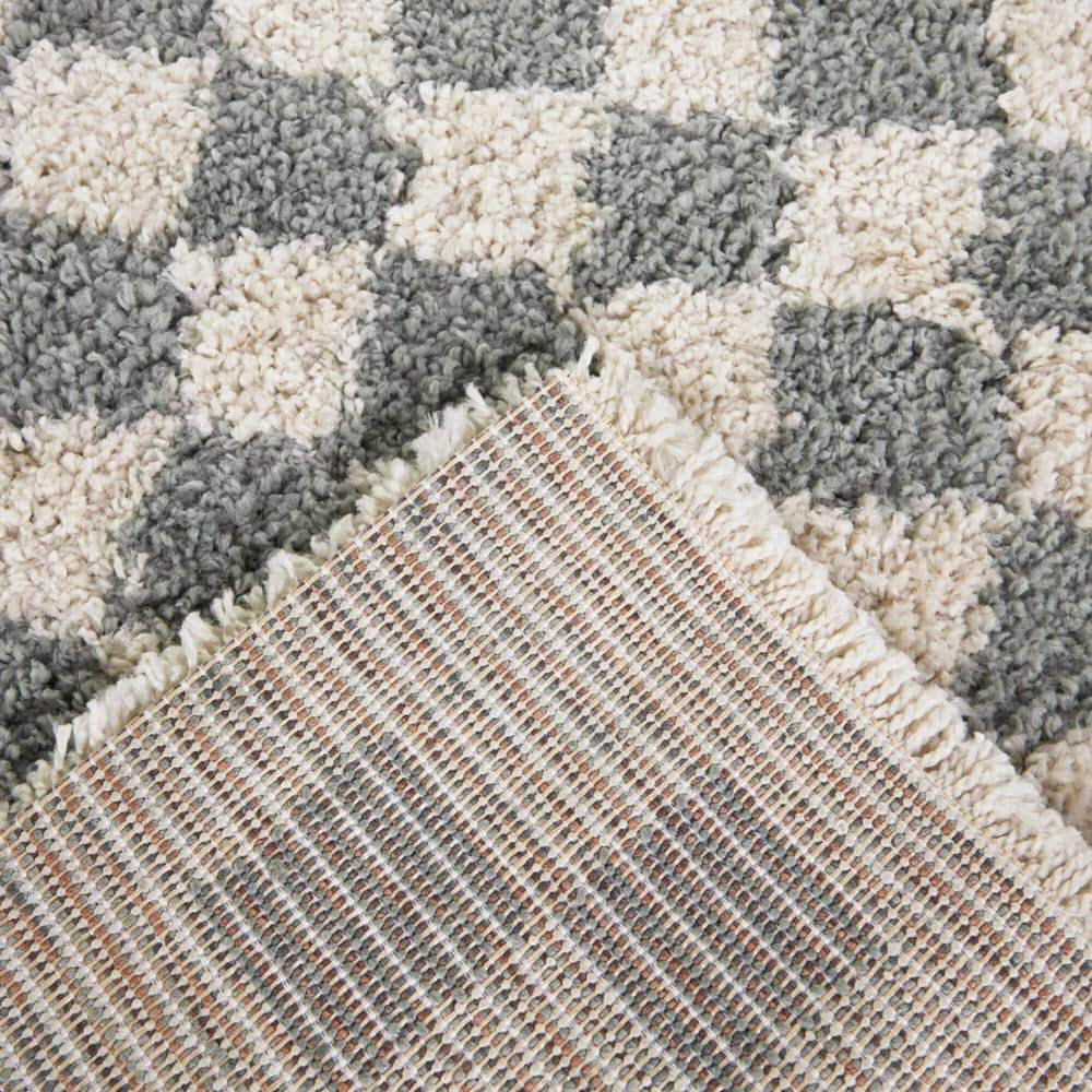Covey Sage 4 ft. x 6 ft. Geometric Area Rug