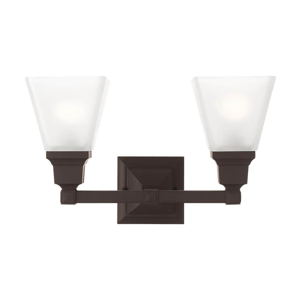 Livex Lighting Mission 2 - Light Vanity in  Polished Chrome