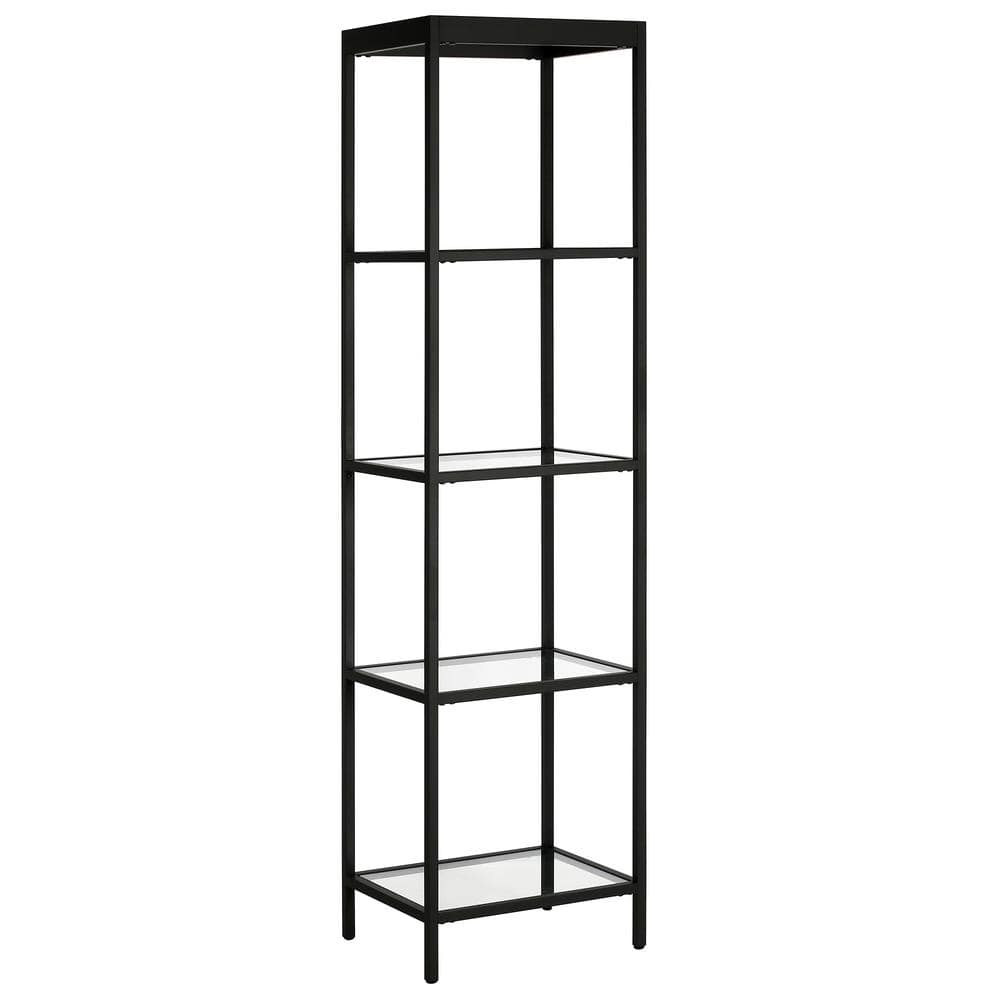 Blackened Bronze 70" Quintuple-Tier Rectangular Étagère