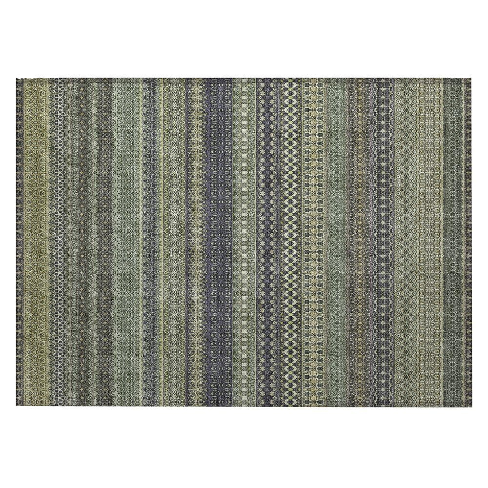 Addison Rugs Chantille ACN527 Sage 1'8" x 2'6" Indoor Outdoor Scatter Rug, Easy Clean, Machine Washable, Non Shedding, Entryway, Bedroom, Living Room, Dining Room, Kitchen, Patio Rug
