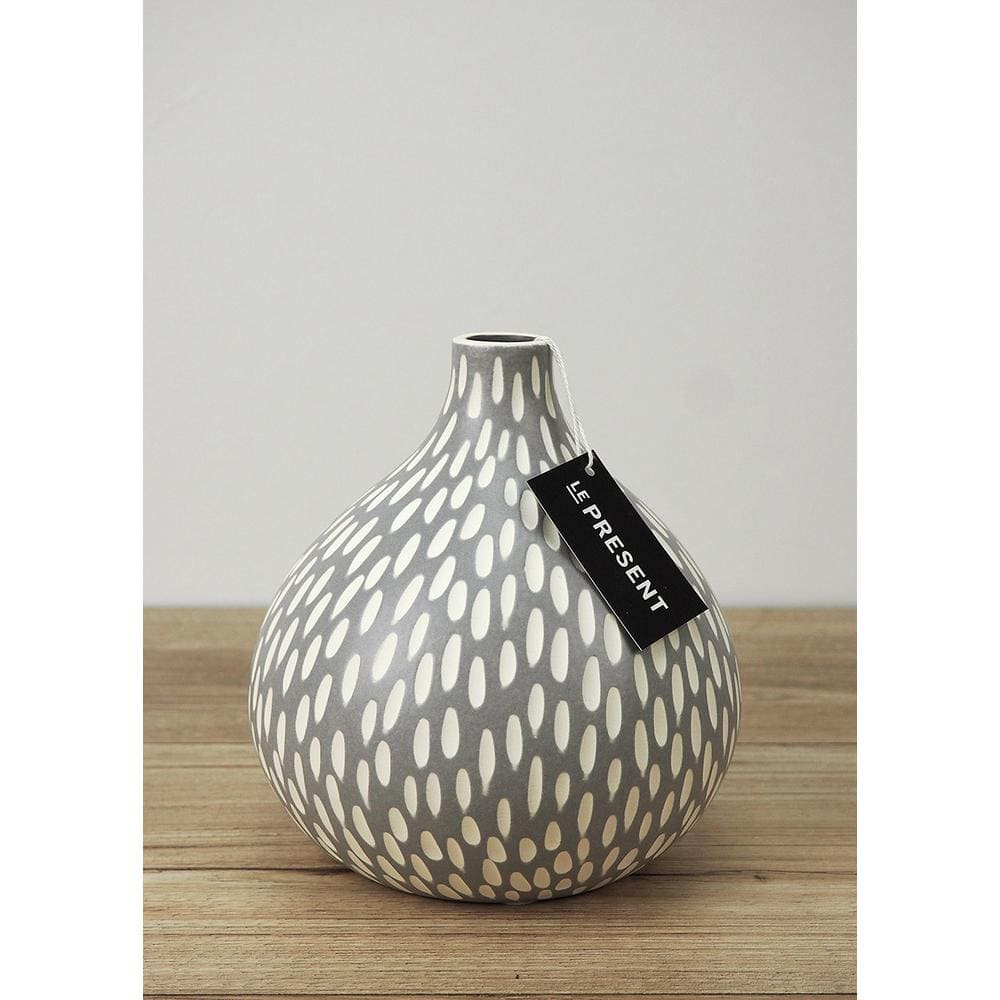 Lux Cylindra Short Fiber Pot Cylinder in White Gloss Finish 36" Height