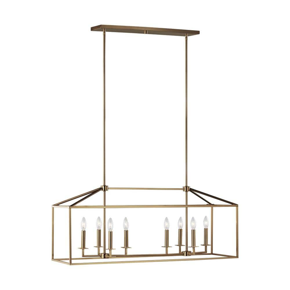 Lucius Linear Chandelier - Brass / 40"L