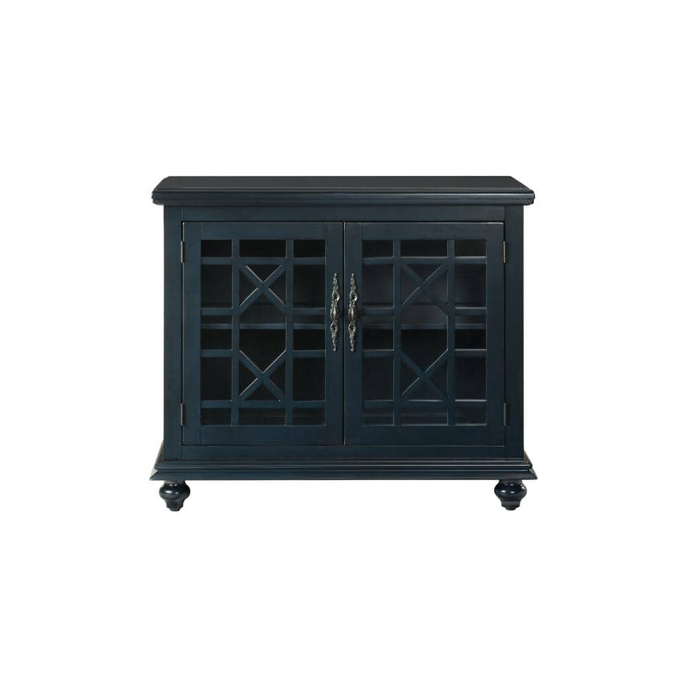 Martin Svensson Home Elegant Small Spaces TV Stand, Blue