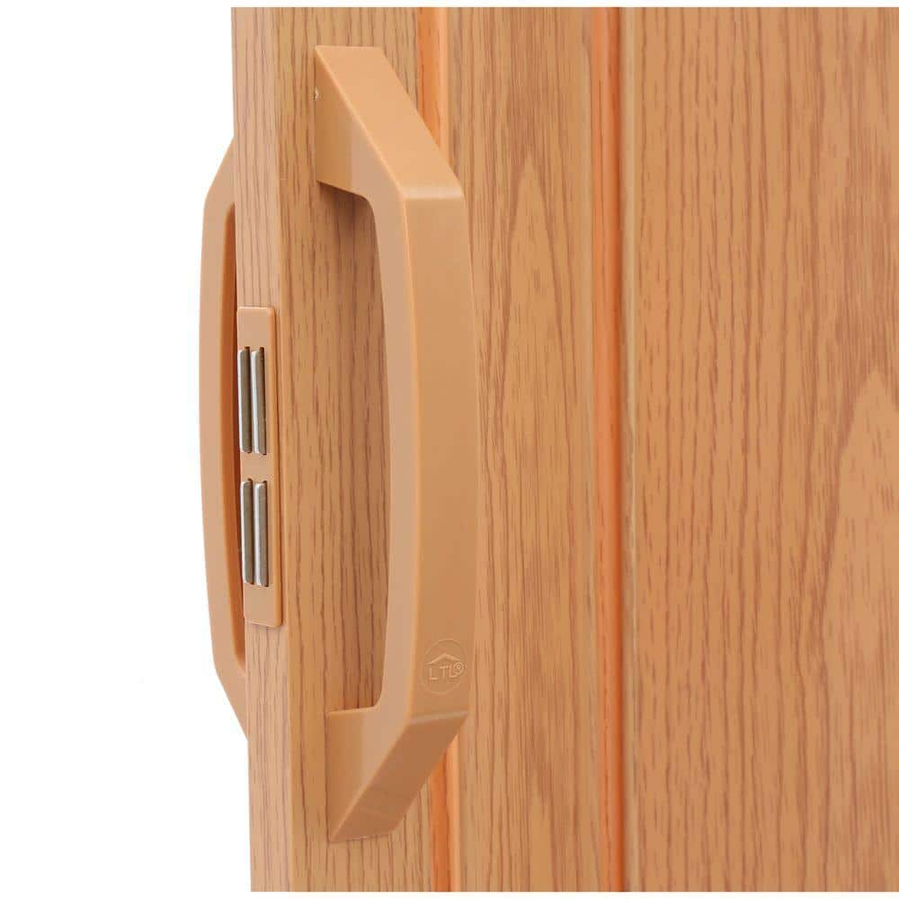 Folding Closet Door, Oak Vinyl, 32-36 x 80-In.