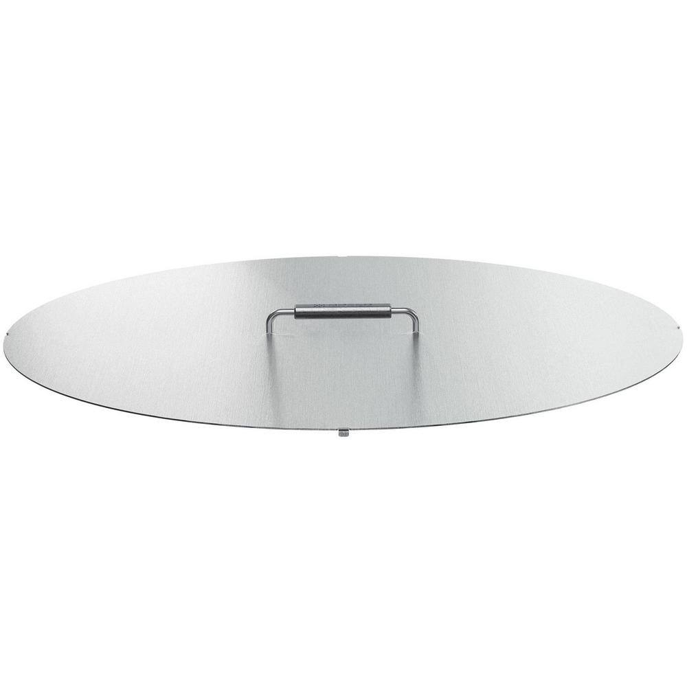 Breeo X Series Lid 30 (34.8 Inch) - Stainless Steel Firepit Lid - Keep Rain Debris and Elements Outside the Fire Pit - Durable Fire Pit Cover - Firepit Cover - USA Made - Bonfire Accessories