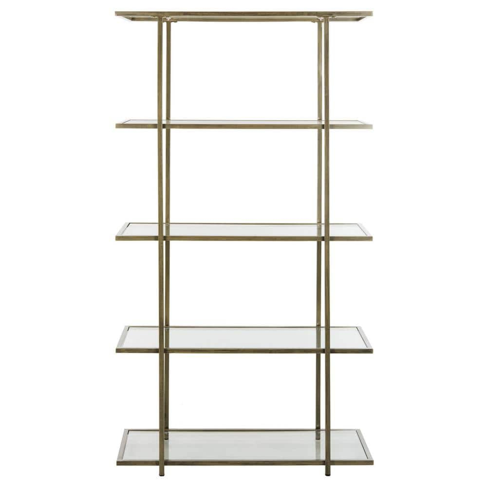 SAFAVIEH Francis Glam 5 Tier Etagere, French Silver/Clear