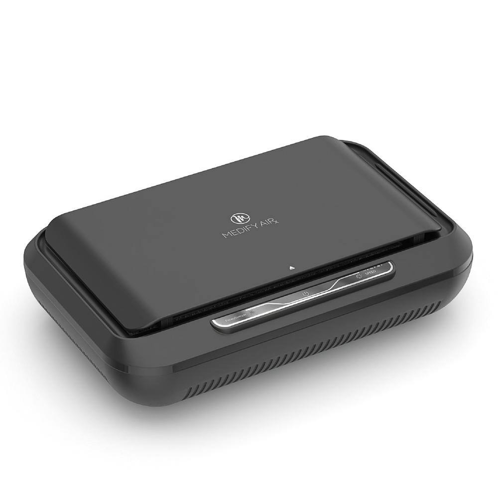 Medify Air MA-CAR Air Purifier with H13 HEPA filter - a higher grade of HEPA Car Purifier | Removal to 0.1 Microns in a Modern Design | Black