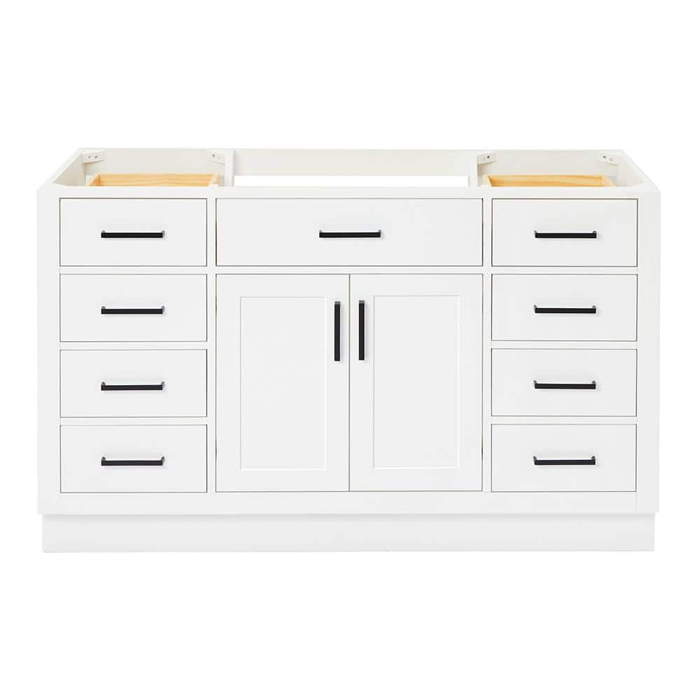 Ariel T054s-Bc Hepburn 54" Single Free Standing Vanity Cabinet Only - White