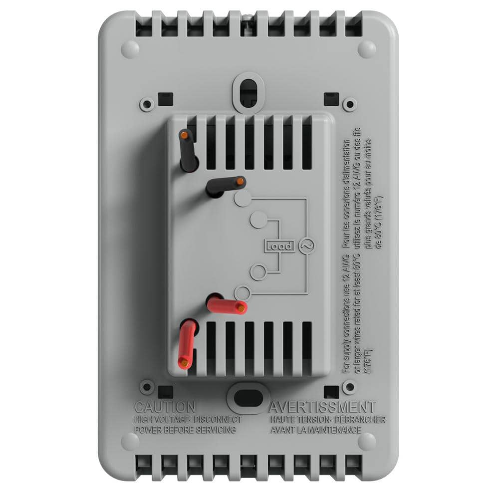 White Programmable Digital Baseboard Heater Thermostat with Touchscreen