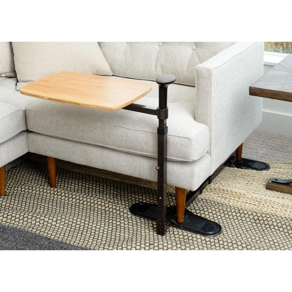Stander Omni Tray, Adjustable Swivel TV Table with Stand Assist Handle