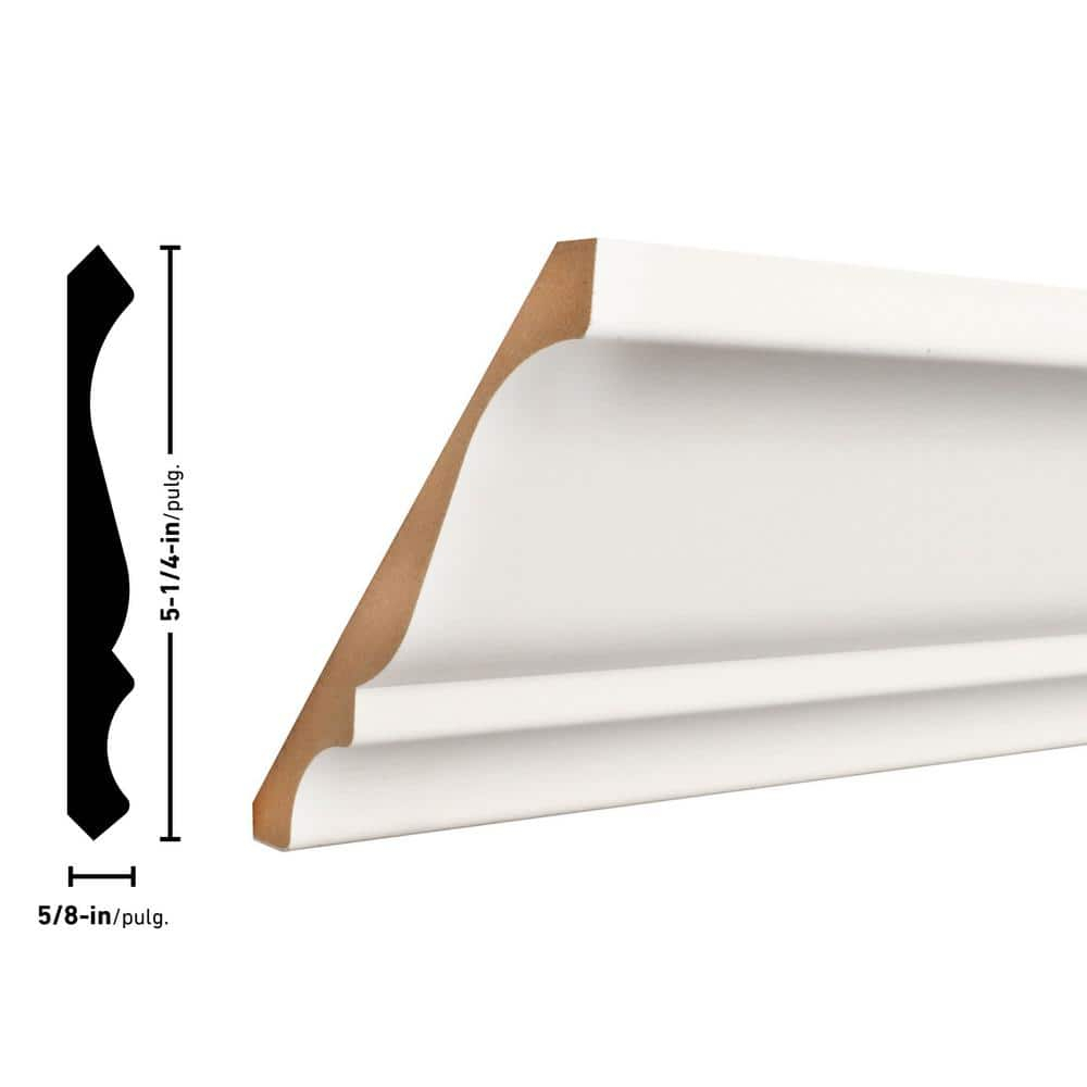 Ornamental Mouldings 5.25'' H x 96'' W x 5.25'' D Crown