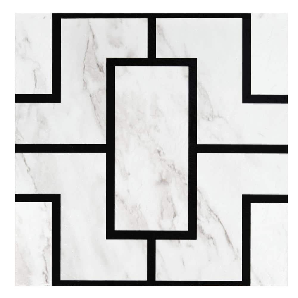 Achim Retro 12x12 Self Adhesive Vinyl Floor Tile - Affinity - 20 Tiles/20 sq. ft.
