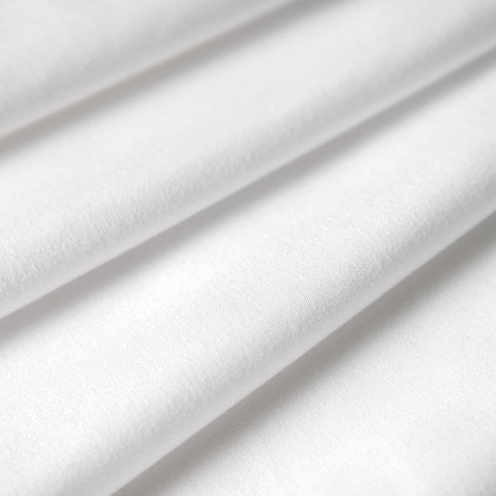 Water Repellent Fabric Shower Curtain Liner, White - Zenna Home