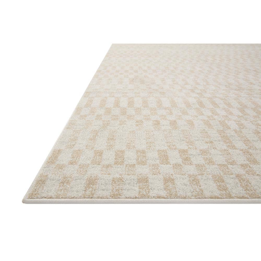 Loloi II Kamala Ivory / Natural 2'-7" x 8'-0" Runner Rug