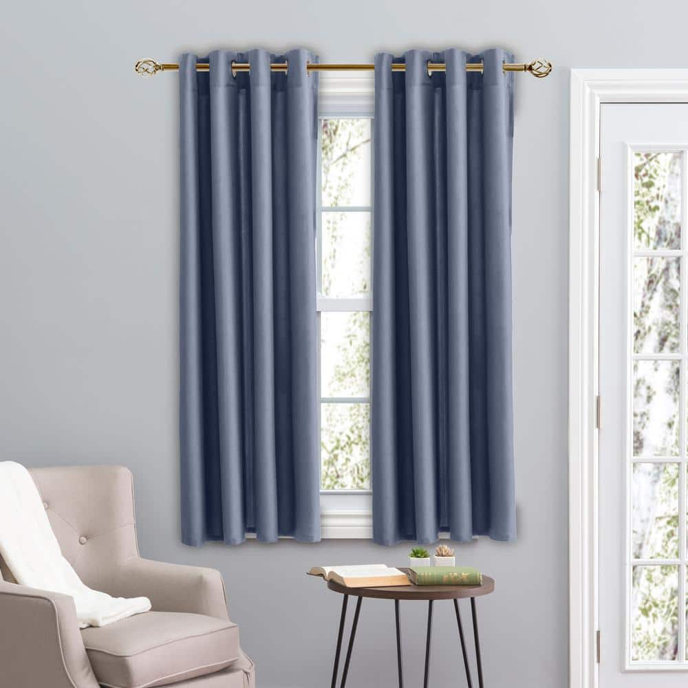 Ricardo Glasgow Grommet Panel w/Wand 56x45 Cornflower Blue