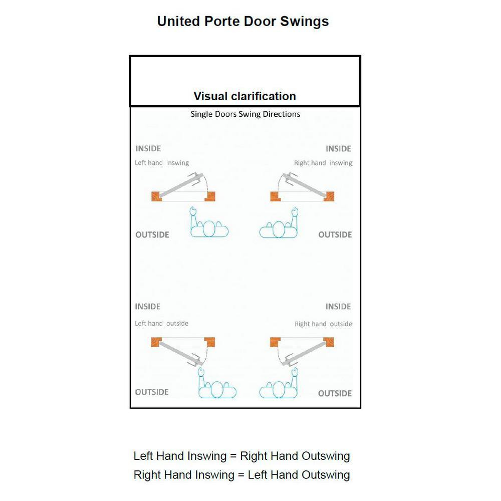 Modern Solid Interior Pre-Hung Door with Handle | Planum 0017 White Silk | Single Regural Panel Frame Trims | Bathroom Bedroom Sturdy Doors-32" x 80"