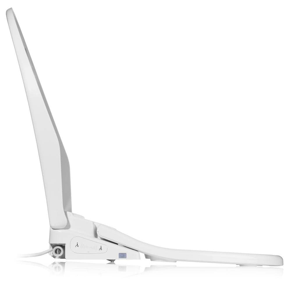 White Electric Remote Controlled Luxury Bidet Toilet Seat