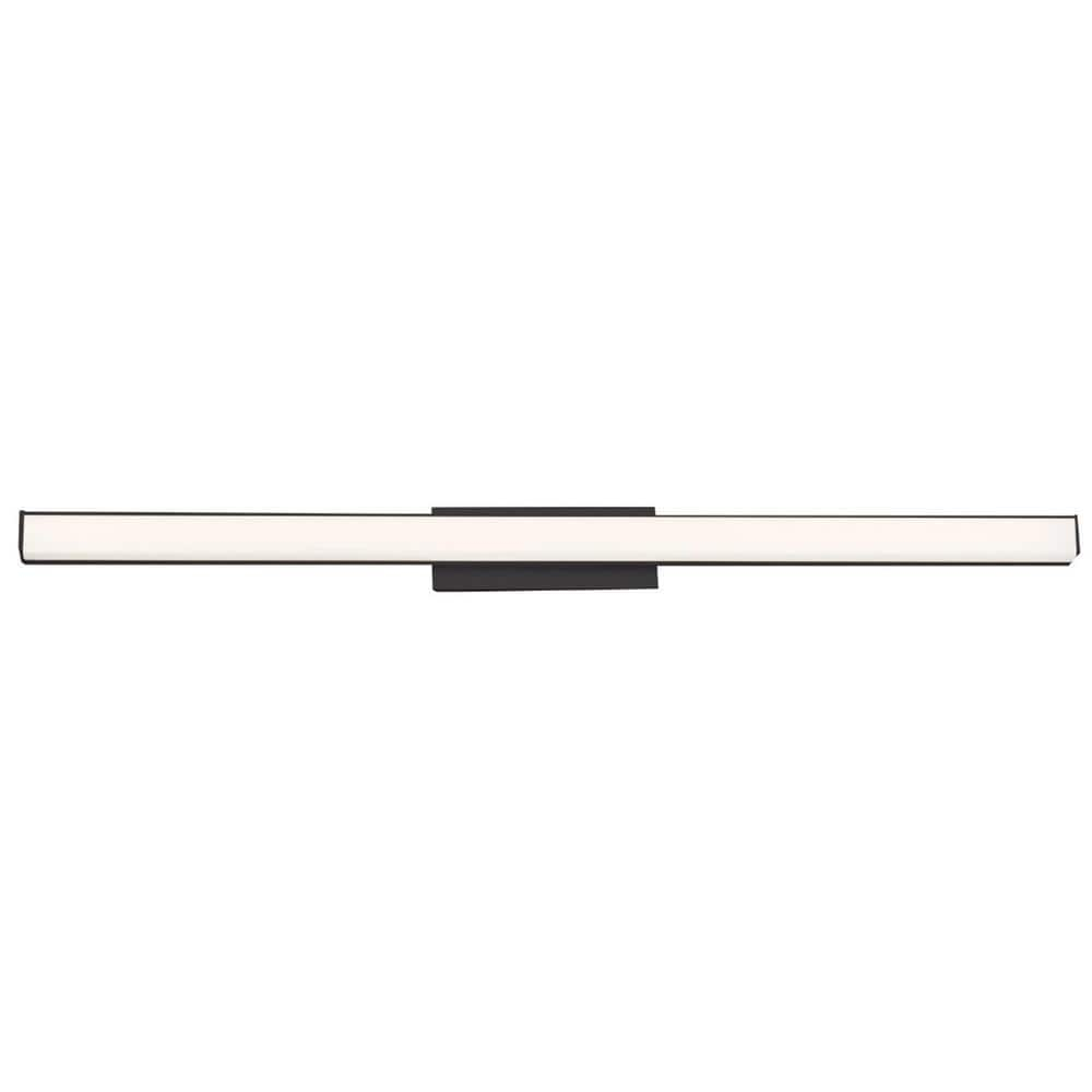 Brink 36" Slim Black LED Bathroom Vanity Light Bar