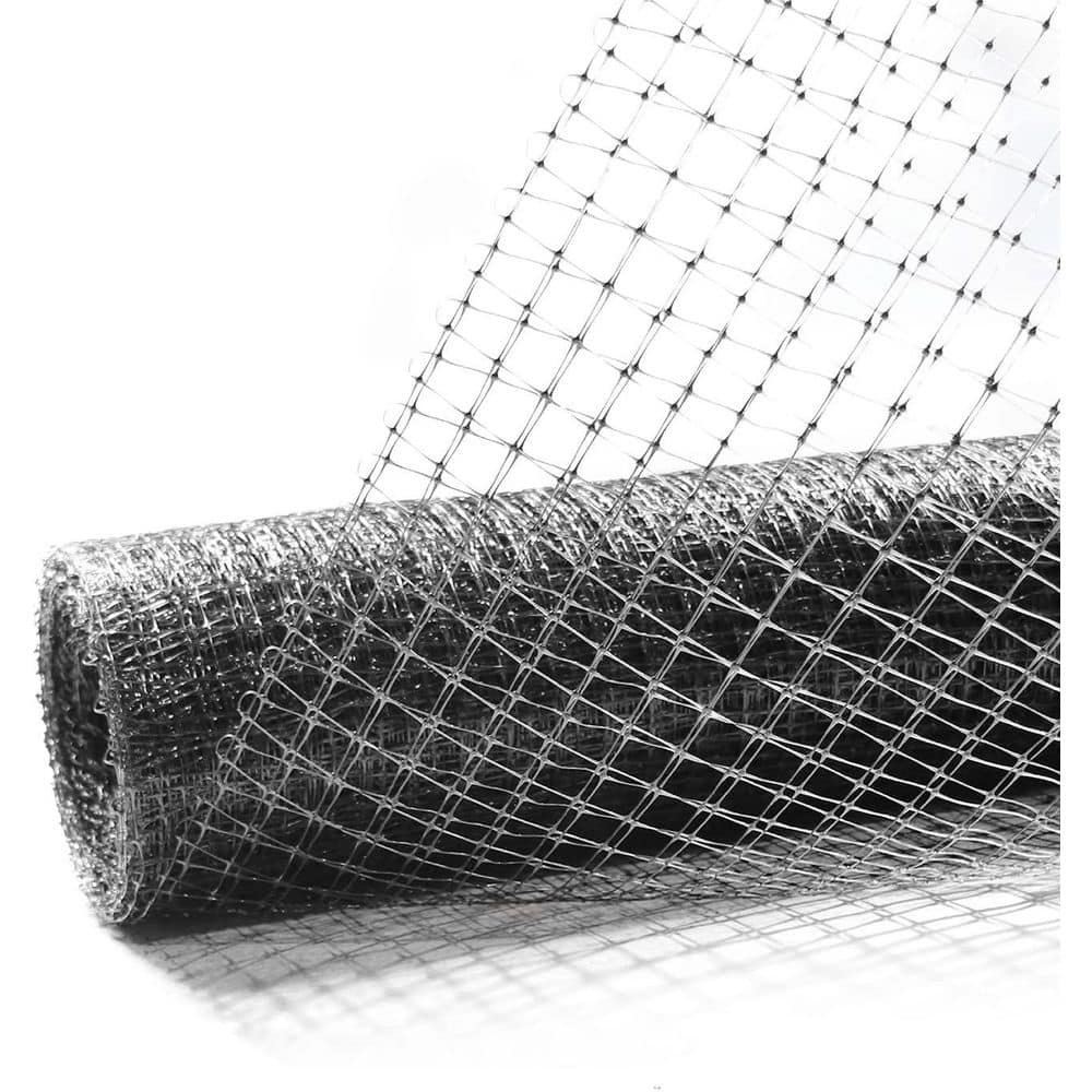 7 ft. x 100 ft. x 3/4 in. Black Plastic Deer/Bird/Rodent Block Garden Netting