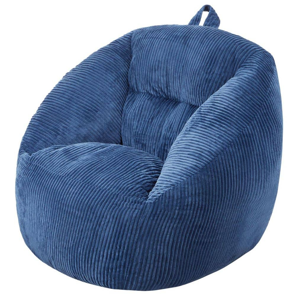 VEVOR 3-Foot Bean Bag Chair with Soft Armrests & Storage Pocket – Comfortable Seating for Home