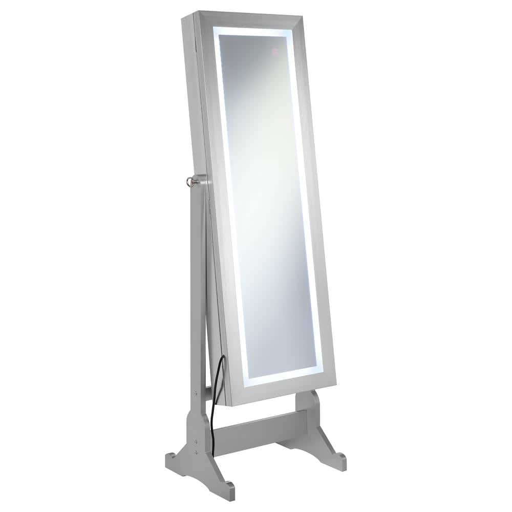 Jewelry Cheval Mirror Silver