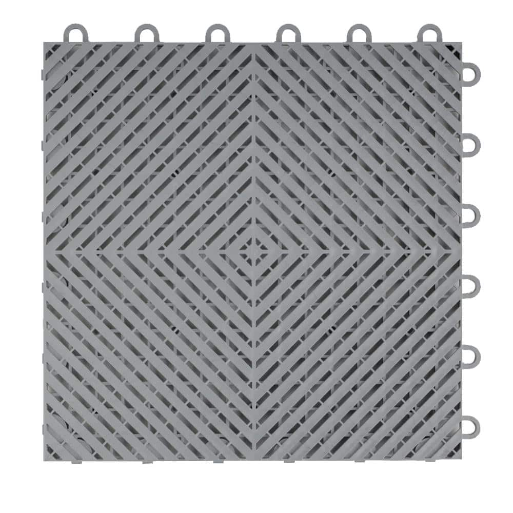 Swisstrax Ribtrax Swisstrax 12'' W x 12'' L Garage Flooring Tiles