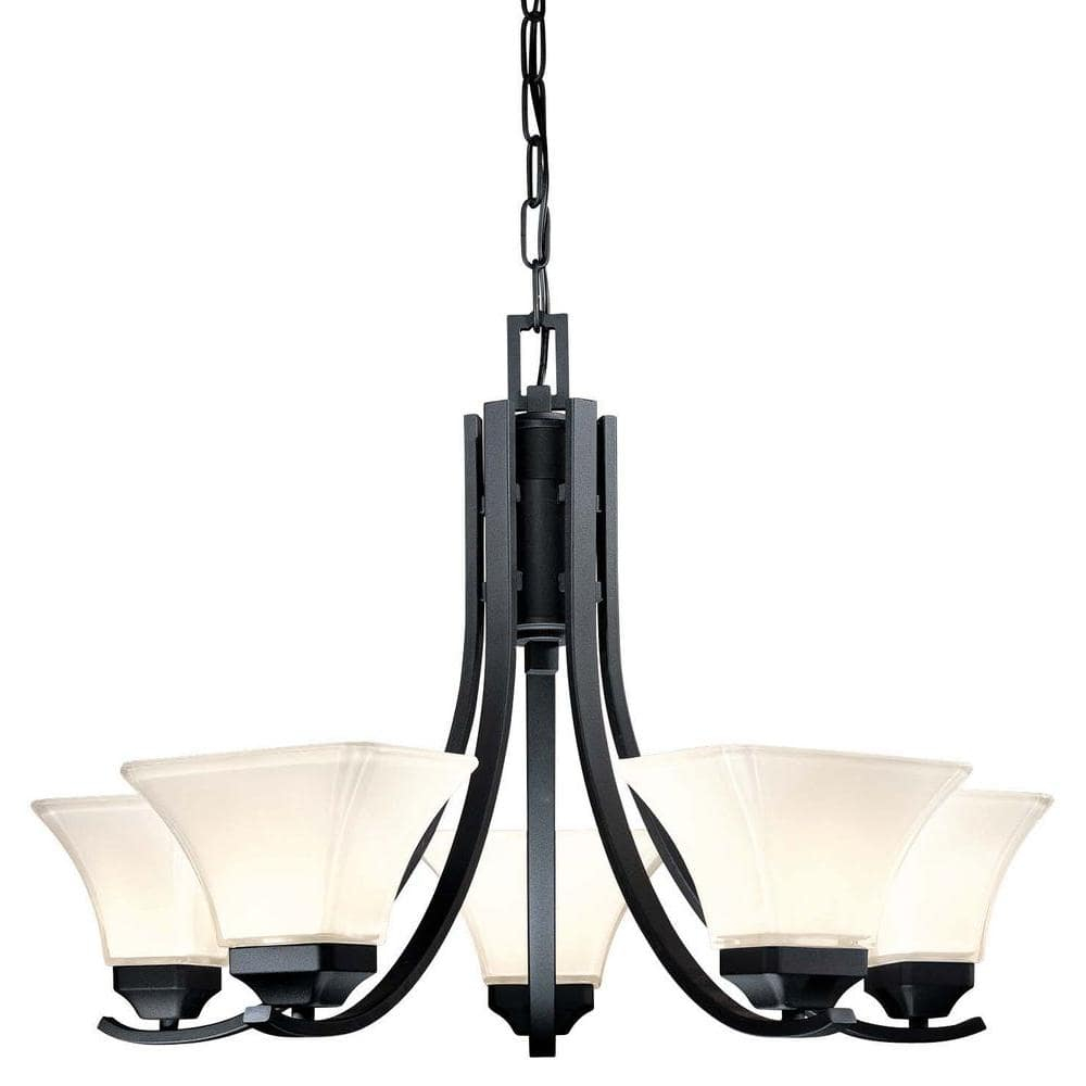 Minka Lavery - Agilis - Chandelier 5 Light Brushed Nickel in Contemporary Style