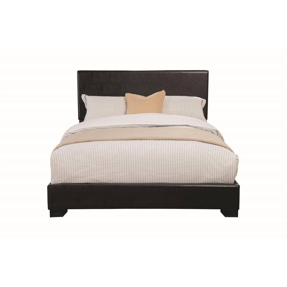 Upholstered Platform Full Bed, In Black