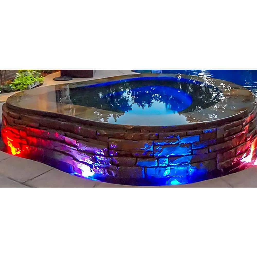 Stainless Steel LED Spa Light with Color-Changing Features