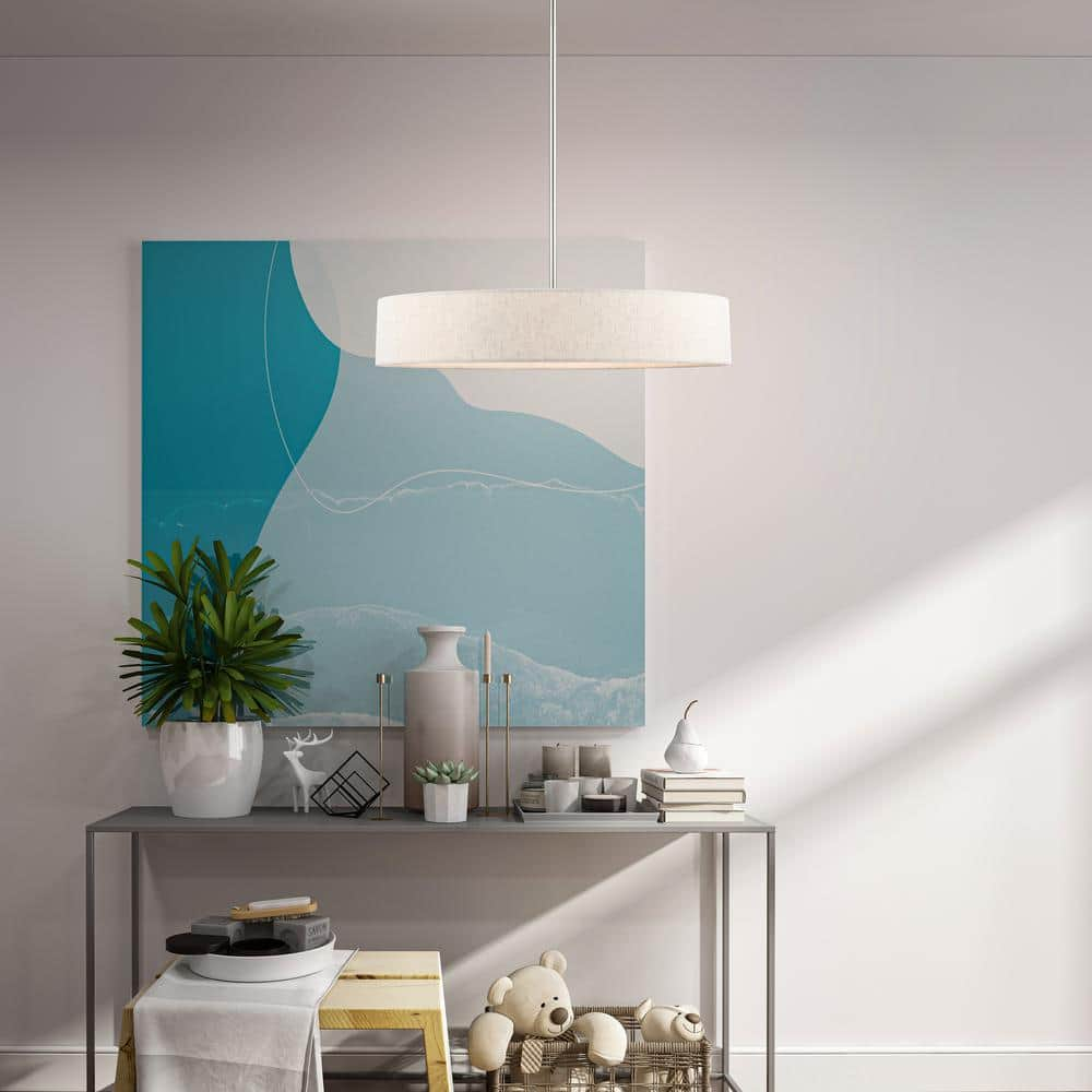Livex Lighting Venlo 4 - Light Pendant in  Brushed Nickel