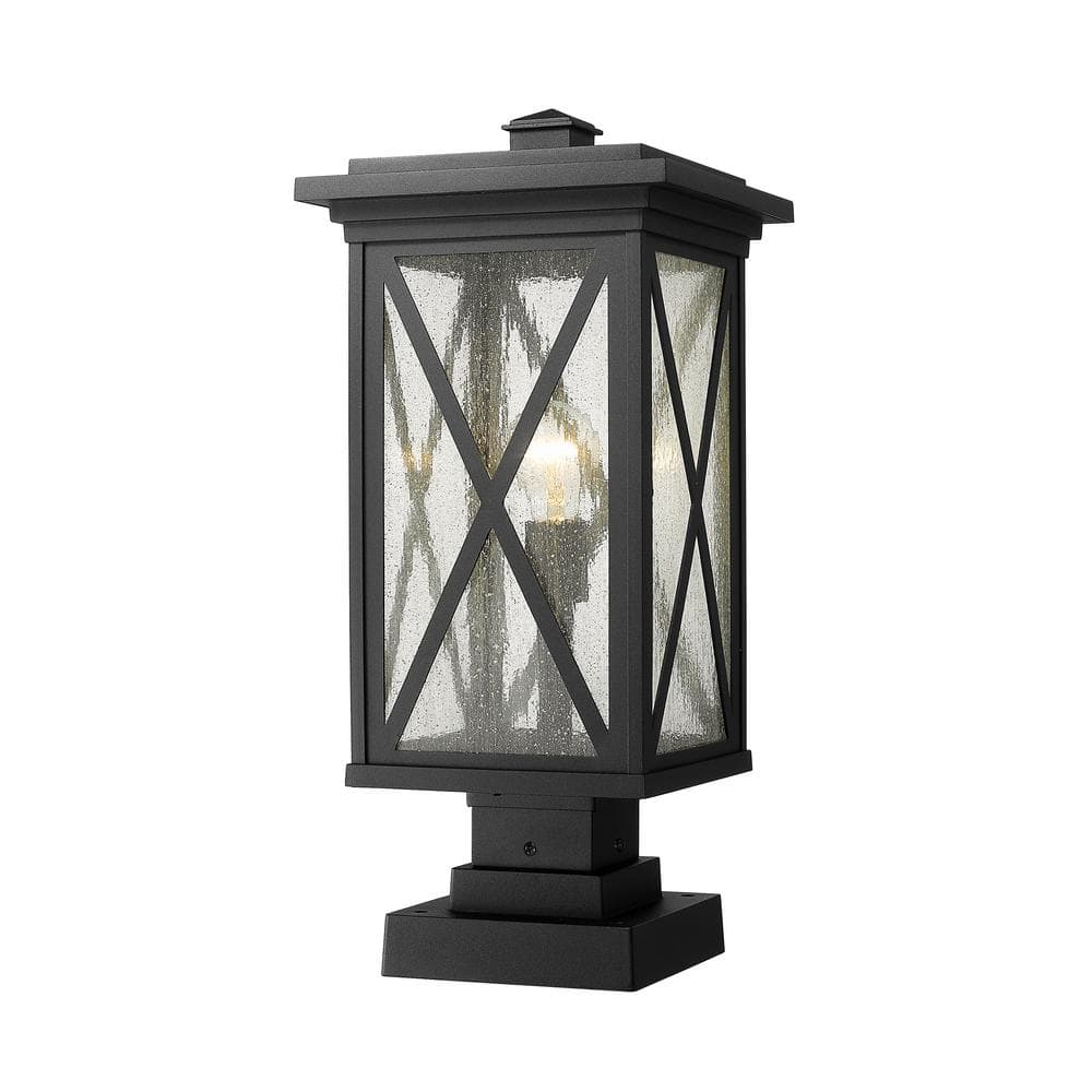 Z-Lite Brookside 1 - Light Lantern in  Black
