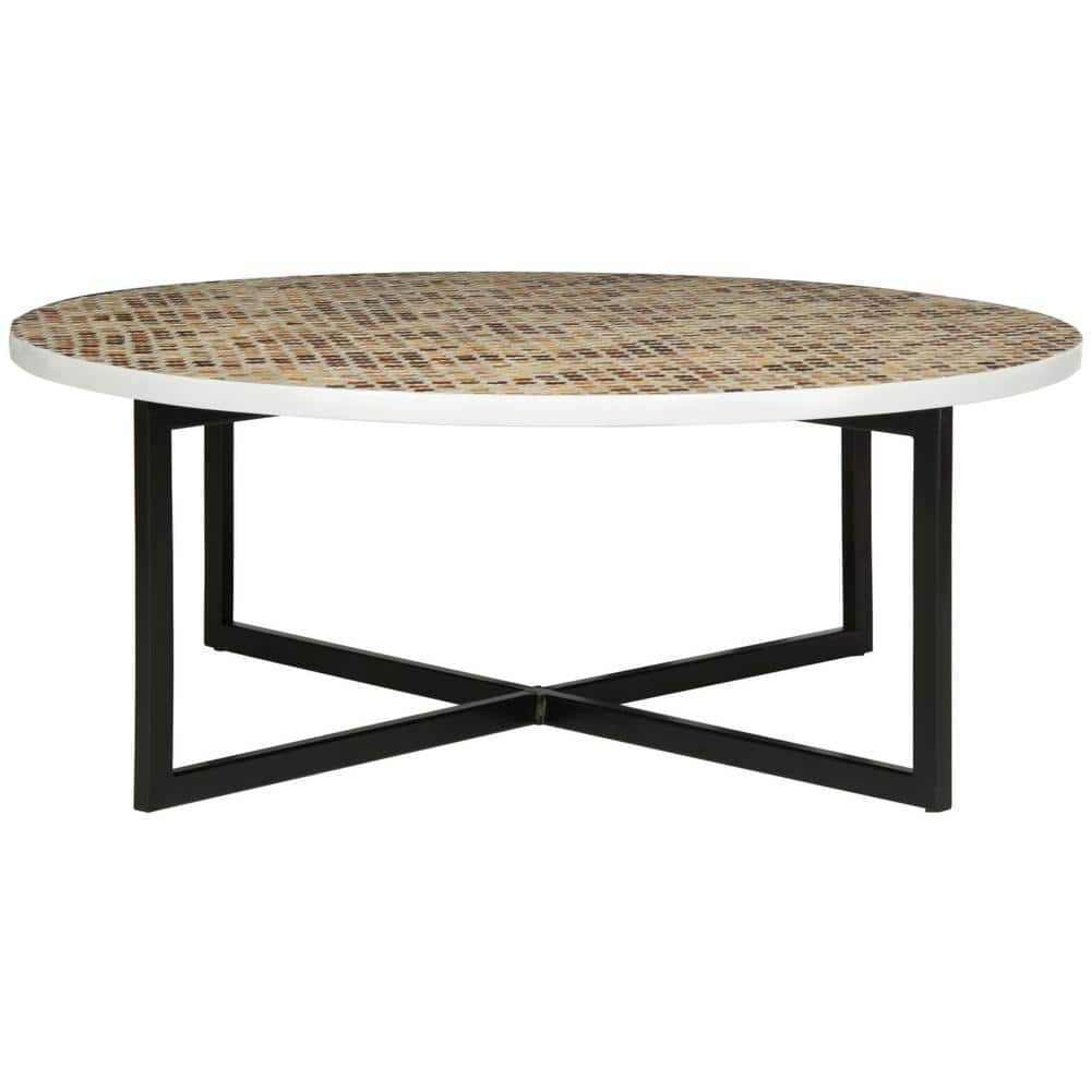 Cheyenne Coffee Table - Brown/Multi - Safavieh