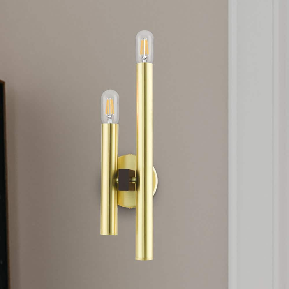 Livex Lighting Helsinki 2 - Light Wall Light in  Satin Brass