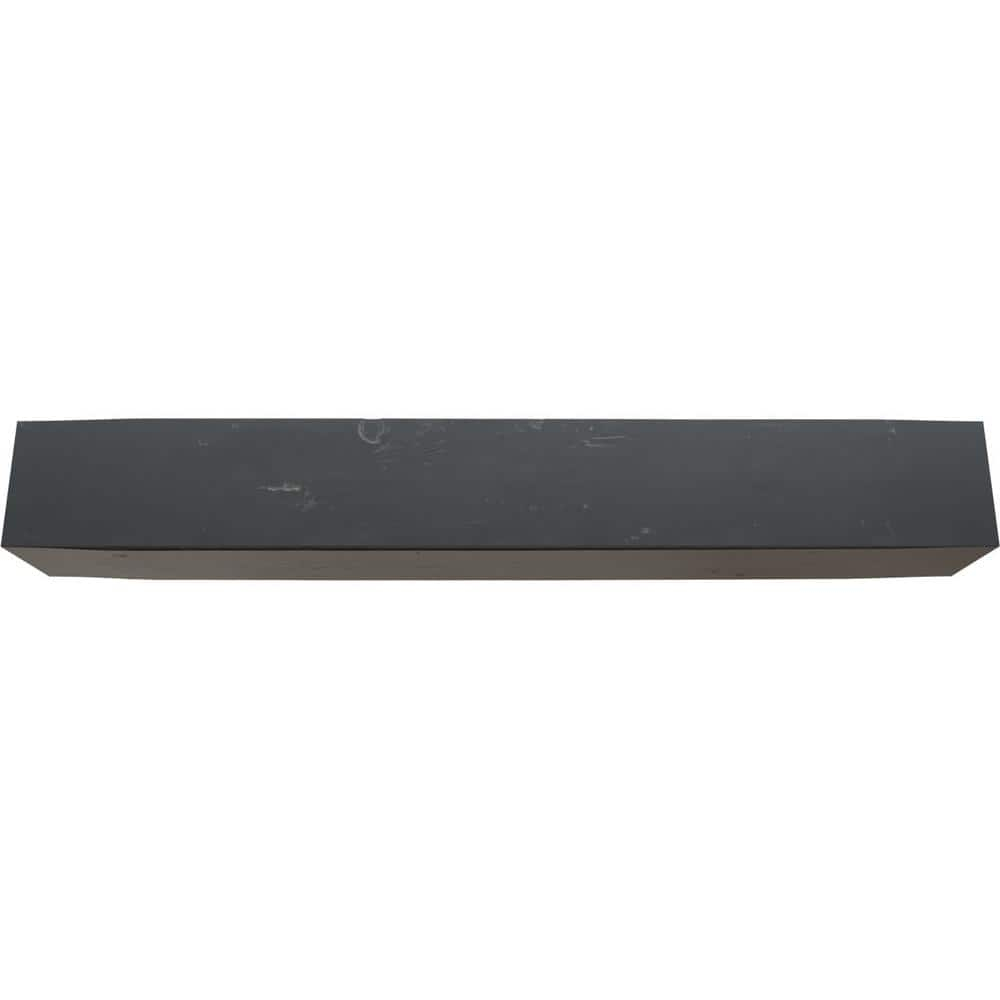 6"W x 12"H x 12'L 3-Sided (U-beam) Knotty Pine Endurathane Faux Wood Ceiling Beam, Aged Ash