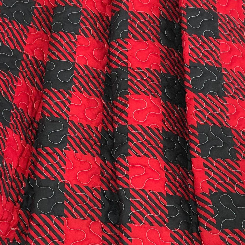 Canyon Plaid Sherpa Throw