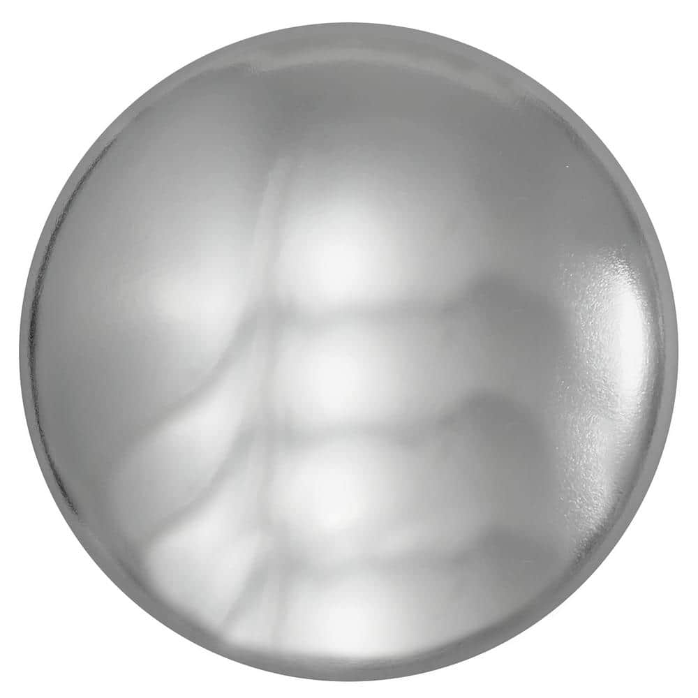 Steel Hollow 1-3/8 in. Polished Chrome Round Cabinet Knob