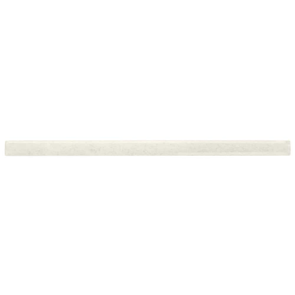 Bond Tile Mandalay 0.59 in. x 11.81 in. Polished Ceramic Marble Look 1/4 Round Wall Tile Trim