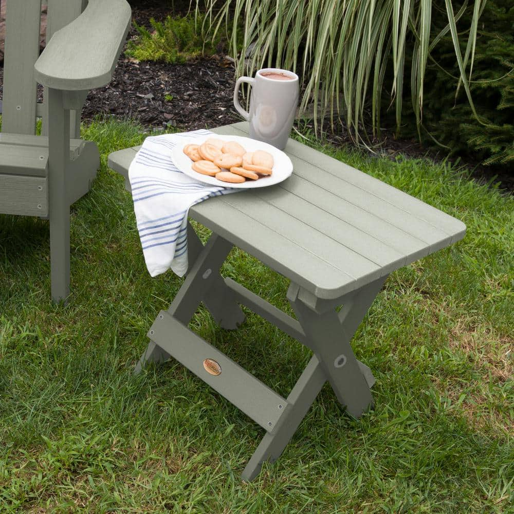 highwood  Outdoor Folding Adirondack Table Eucalyptus