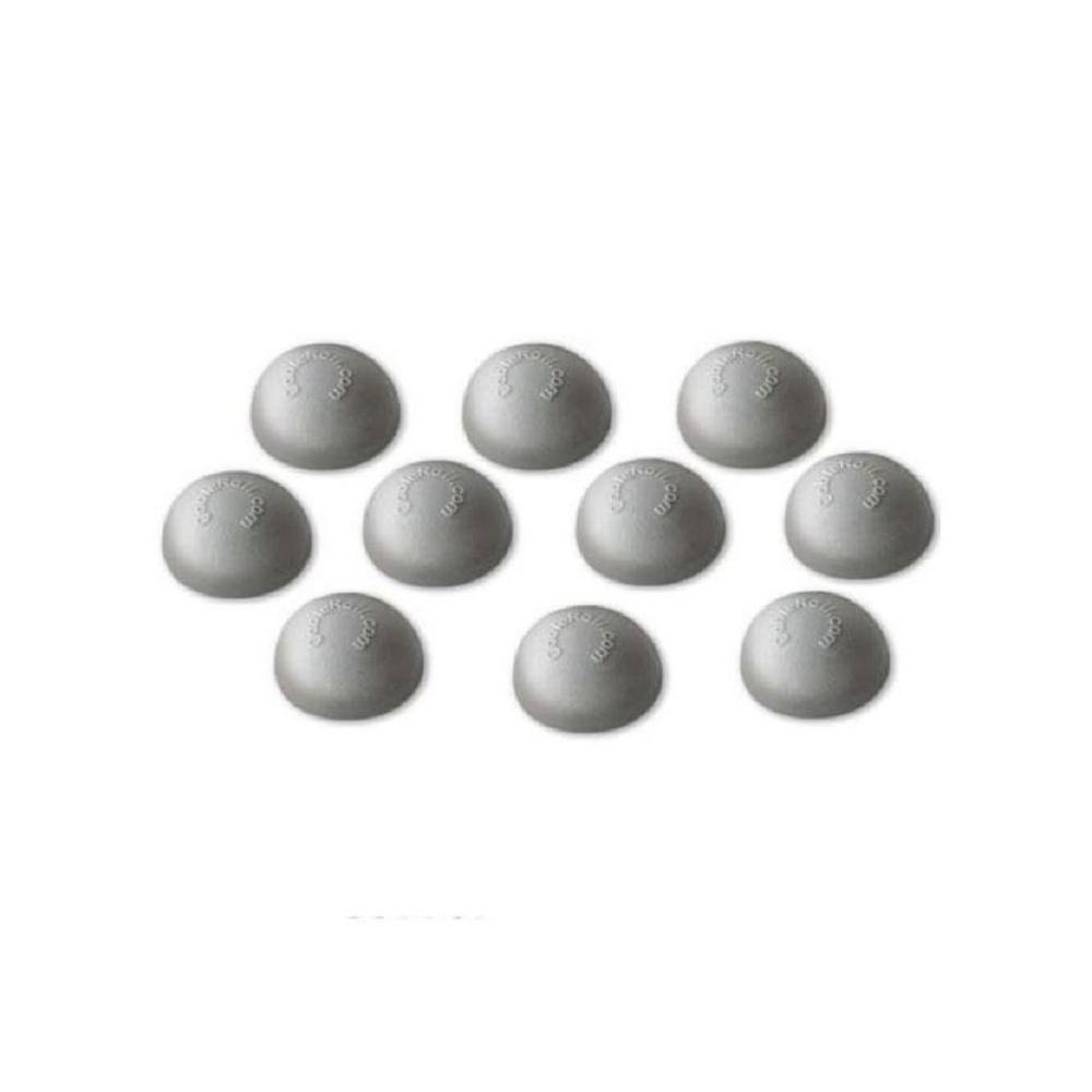 Gray Plastic Dome End Cap for Cable Railing System