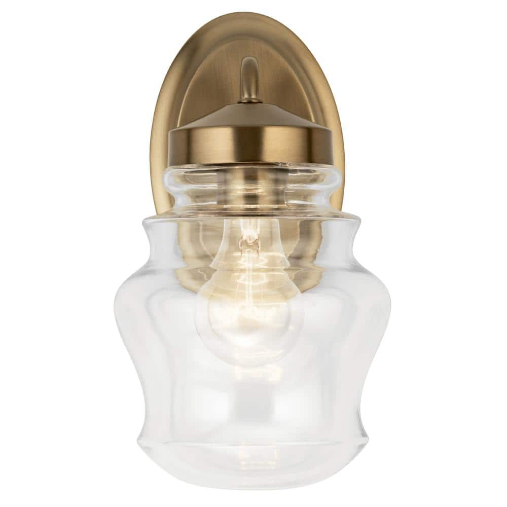 Bronze Modern 5.75" Jelly Jar Wall Sconce with Dimmable Light