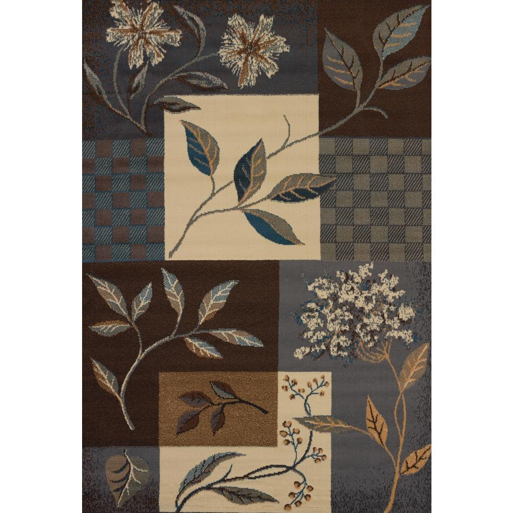 United Weavers Brunswick Tamara Contemporary Nature Area Rug, Light Blue, 5'3" x 7'6"