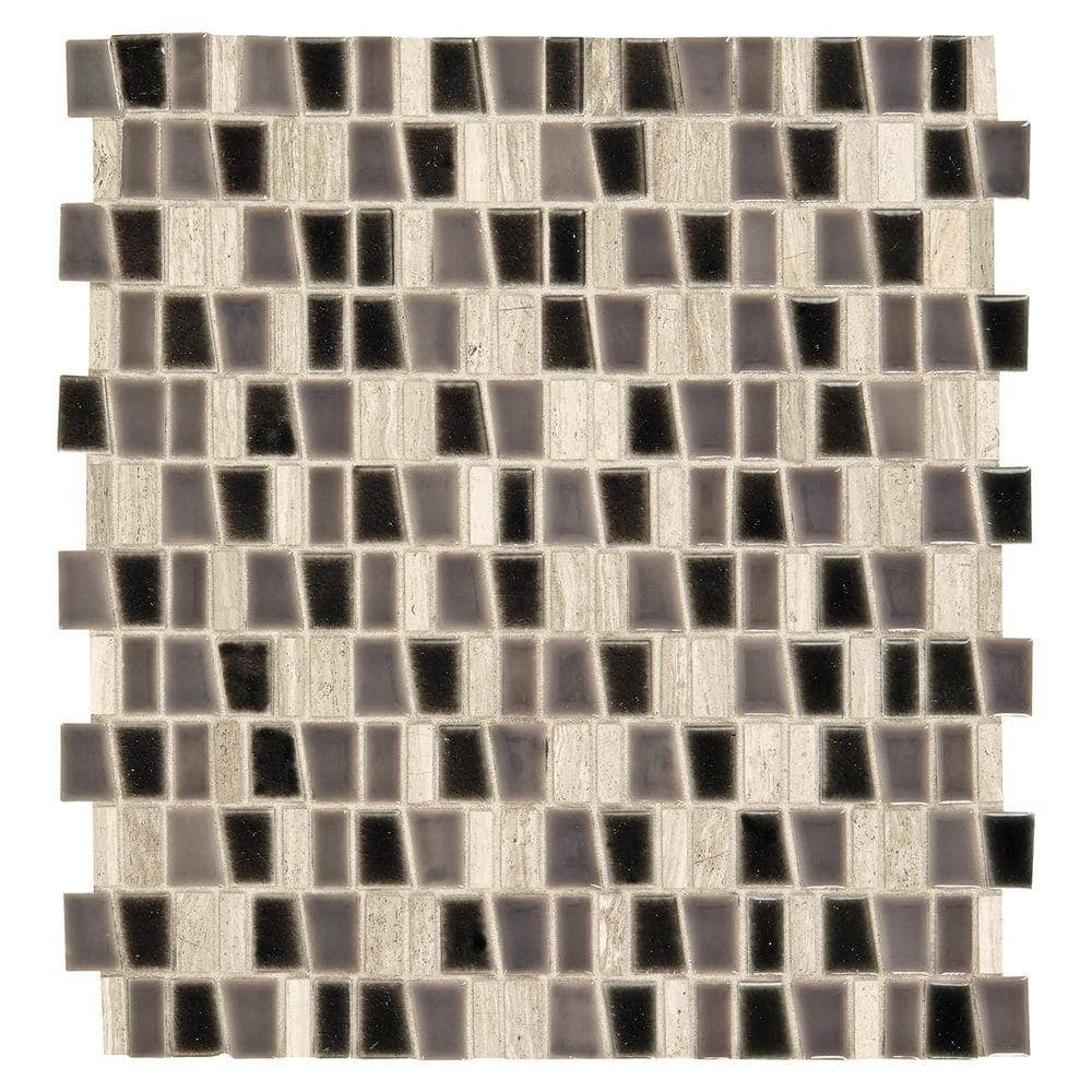 12'' x 12'' Porcelain Mosaic Tile