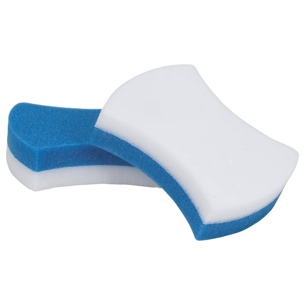 Blue and White Dual-Sided Easy Erasing Pad