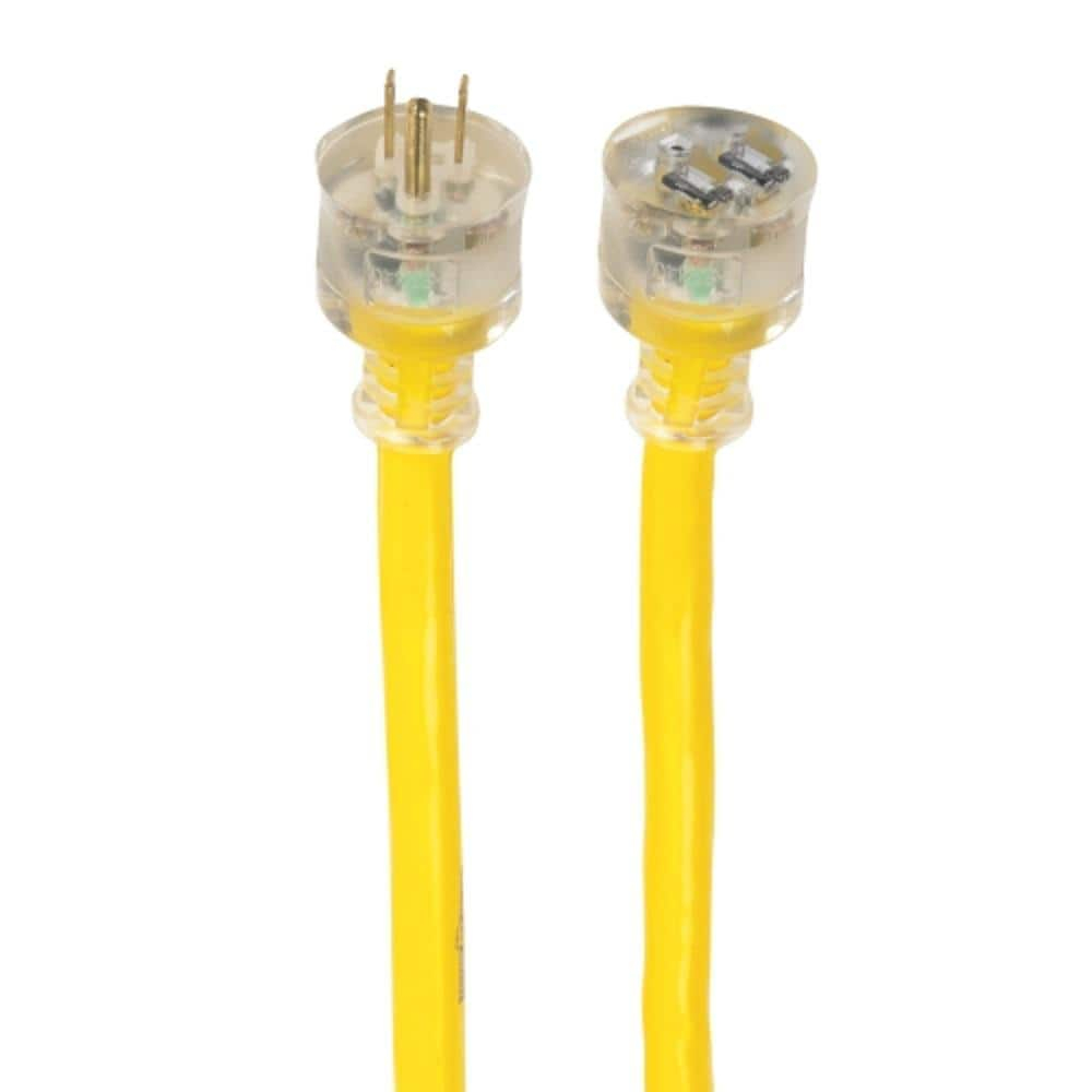 Yellow Jacket Outdoor 50 ft. L Yellow Extension Cord 10/3 SJTW