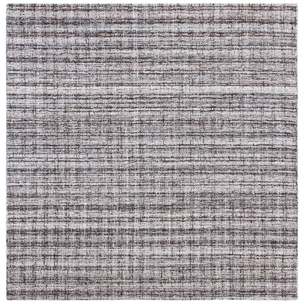 SAFAVIEH Abstract Rionach Trellis Area Rug, Grey/Brown, 6' x 6' Square