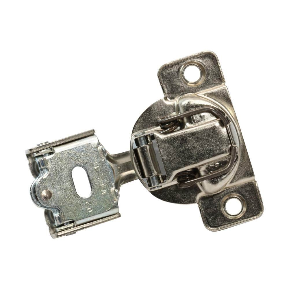 50 Pack Rok Hardware Grass TEC 864 108 Degree 1/2" Overlay Custom 3 Level Soft Close Screw On Compact Cabinet Hinge 04431A-15 3-Way Adjustment 45mm Screw Hole Pattern
