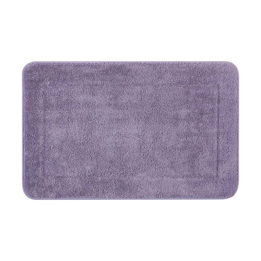 Wisteria Purple 20" x 32" Microfiber Memory Foam Bath Mat