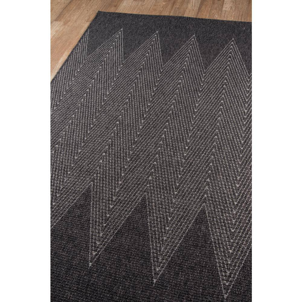 Momeni Como Polypropylene Machine Made Charcoal Indoor Outdoor Rug 9'10" X 13'2"